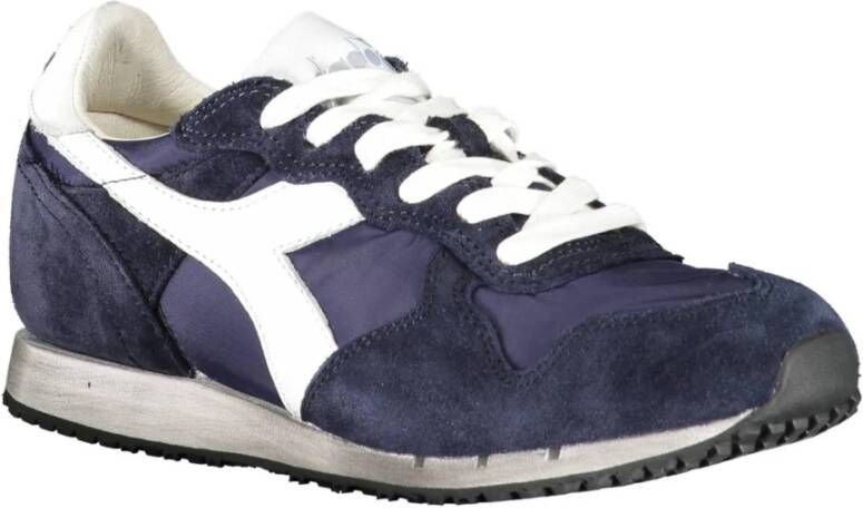 Diadora Blauwe Damessneakers met Sportschoenkenmerken Blauw Dames