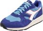 Diadora Blauwe Leren Sportieve Sneakers met Rubberen Zool Multicolor Dames - Thumbnail 7