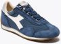 Diadora Canvas Stone Wash Sneakers Blue Heren - Thumbnail 2