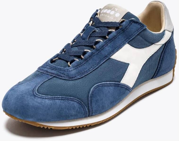 Diadora Canvas Stone Wash Sneakers Blue Heren