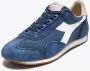 Diadora Canvas Stone Wash Sneakers Blue Heren - Thumbnail 7