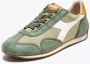 Diadora Canvas Stone Wash Sneakers Green Heren - Thumbnail 2