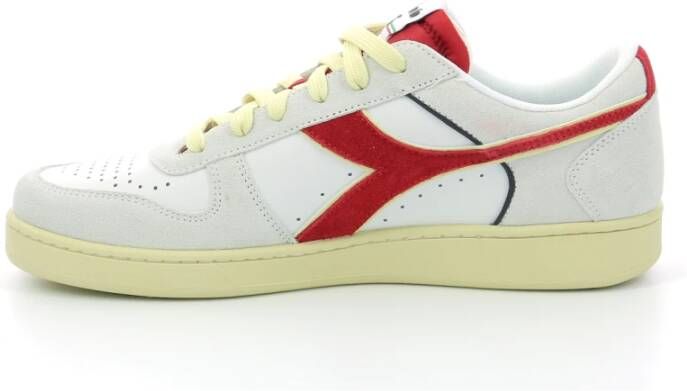 Diadora Comfortabele Lage Sneakers Wit Heren