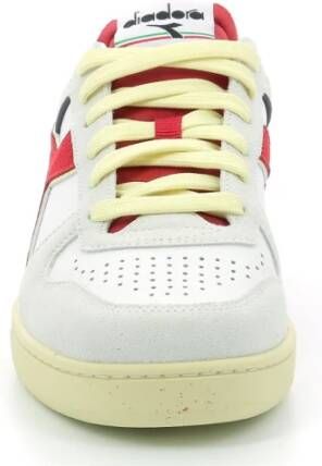 Diadora Comfortabele Lage Sneakers Wit Heren