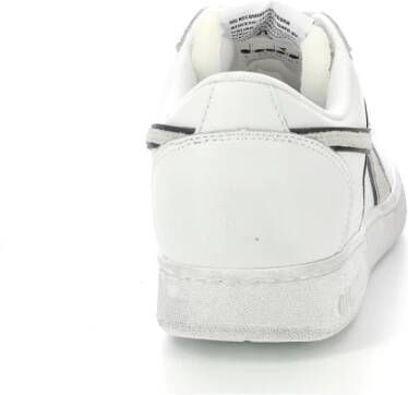 Diadora Comfortabele Leren Lage Sneakers White Dames