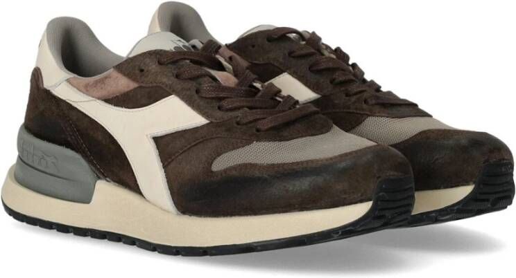 Diadora Conquest Suede SW Bruine Sneaker Bruin Heren