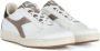 Diadora Elite Torino Leren Sneakers White Heren - Thumbnail 4