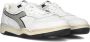 Diadora Sneakers Heren Lage sneakers Herenschoenen Leer B.560 Used Italia Wit grijs - Thumbnail 3