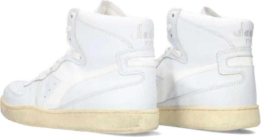 Diadora Gebruikte Z Hoge Sneakers White Dames