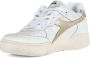 Diadora B-560 used sneaker van leer met metallic details - Thumbnail 3