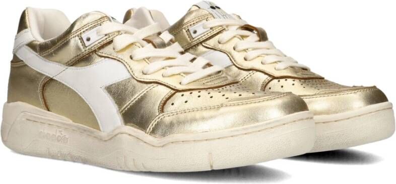 Diadora Gouden Basket Sneakers voor Dames Yellow Dames