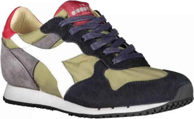 Diadora Green Fabric Sneaker Green Dames