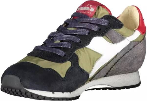 Diadora Green Fabric Sneaker Green Dames