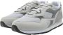 Diadora Grijze Sportieve Rubberen Zool Heren Sneakers Gray Heren - Thumbnail 4