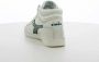 Diadora Groene Hoge Top Gewaxte Sneakers White Dames - Thumbnail 5