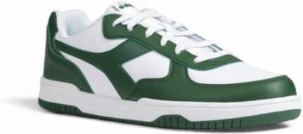 Diadora Groene lage sneakers met rubberen zool Green Heren