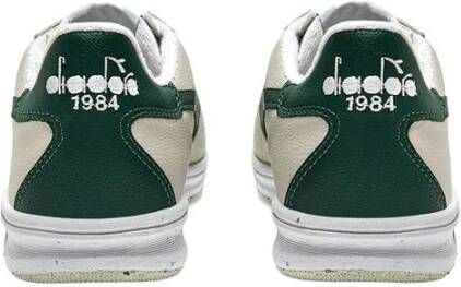 Diadora Groene leren sneaker Green Heren