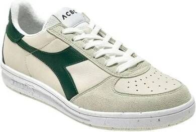 Diadora Groene leren sneaker Green Heren