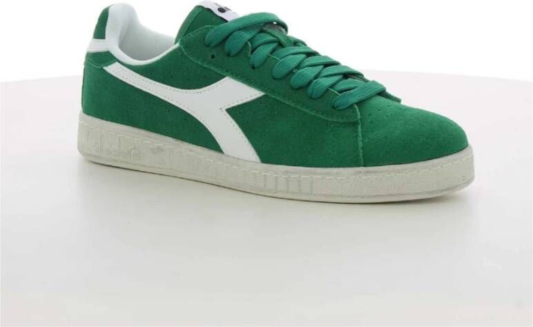 Diadora Groene Low Suede Wax Sneakers Green Dames