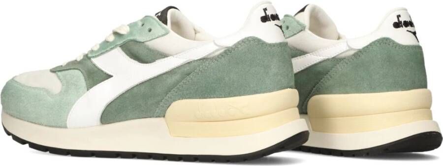 Diadora Heren Lage Sneakers Groen Wit Green Heren