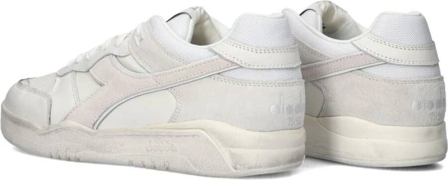 Diadora Heren Lage Sneakers Wit White Heren