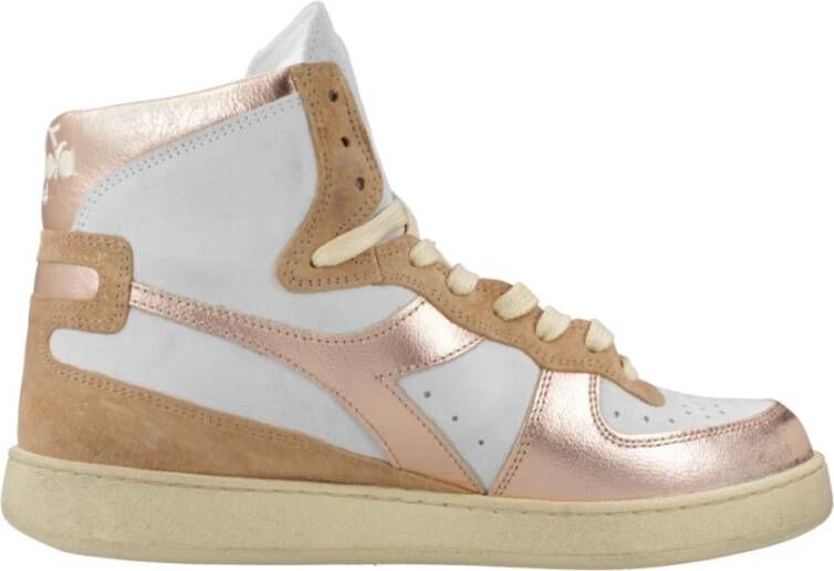 Diadora Hoge Top Basketbalsneakers White Dames