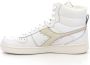 DIADORA Hoge Sneakers Dames Magic Basket Mid Woman Maat: 42 Materiaal: Leer Kleur: Wit - Thumbnail 6