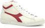 Retro Sneaker Game High Waxed Hoge sneakers Leren Sneaker Wit - Thumbnail 6