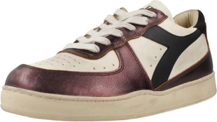 Diadora Lage Vieze Basketbalsneakers Brown Dames