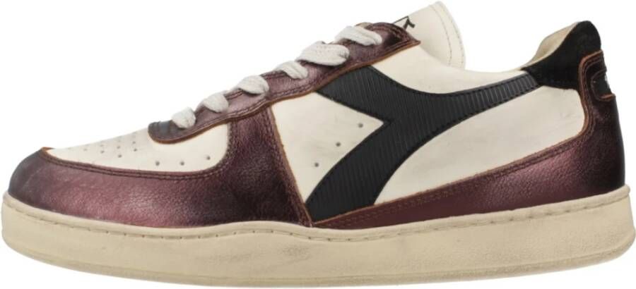 Diadora Lage Vieze Basketbalsneakers Brown Dames