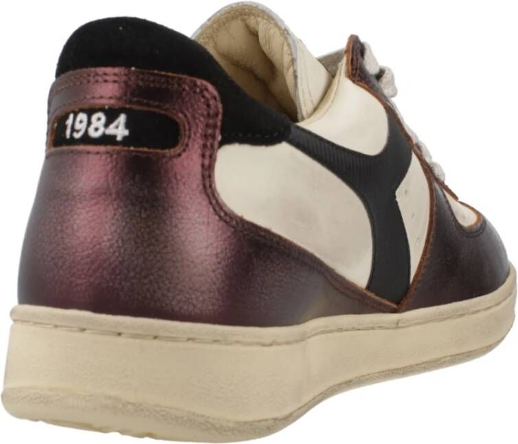 Diadora Lage Vieze Basketbalsneakers Brown Dames