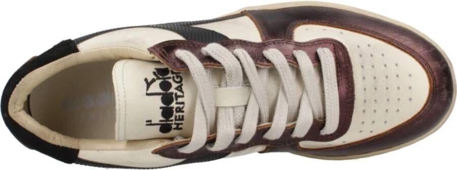 Diadora Lage Vieze Basketbalsneakers Brown Dames