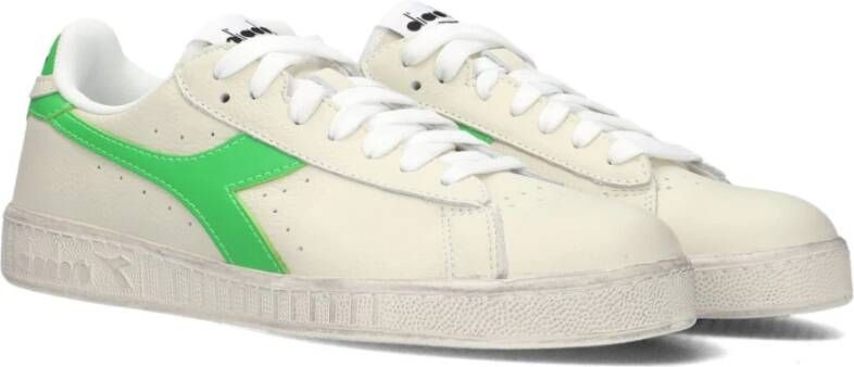 Diadora Lage Waxed Game L Sneakers White Dames