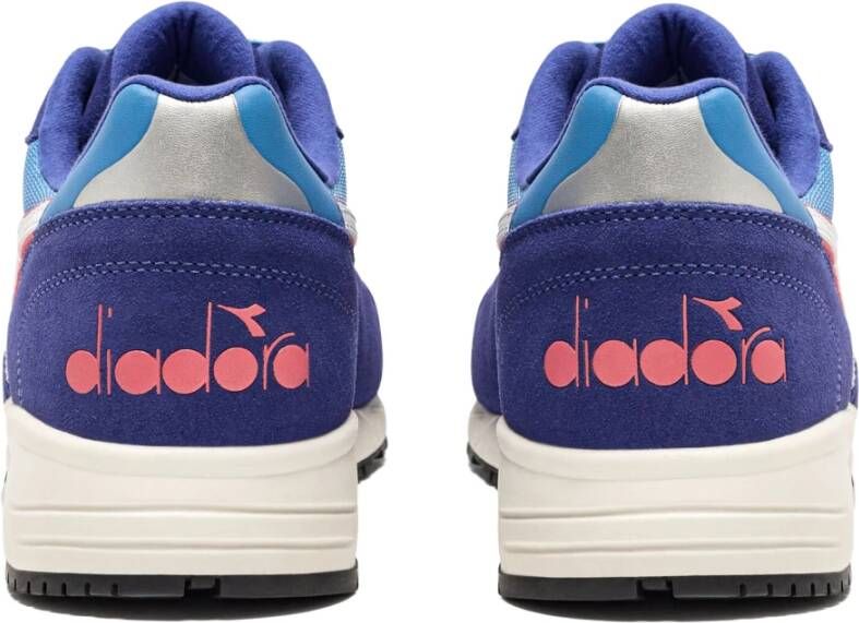 Diadora Leren Sneakers Herfst Winter Collectie Blue Heren