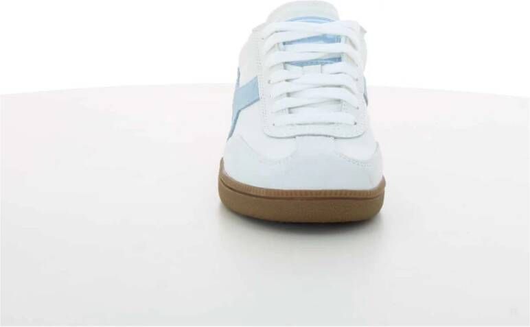 Diadora Lichtblauwe Trainer Metal Schoenen White Dames