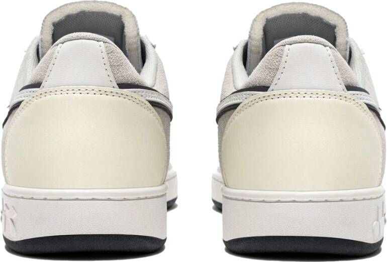 Diadora Low Tech Basketbalsneakers Wit Grijs White Heren