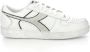 Diadora Magic Basket Low Icona Lage sneakers Leren Sneaker Wit - Thumbnail 74