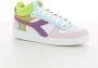 Diadora Magic Basket Demi Woman Hoge sneakers Leren Sneaker Dames Multi - Thumbnail 9