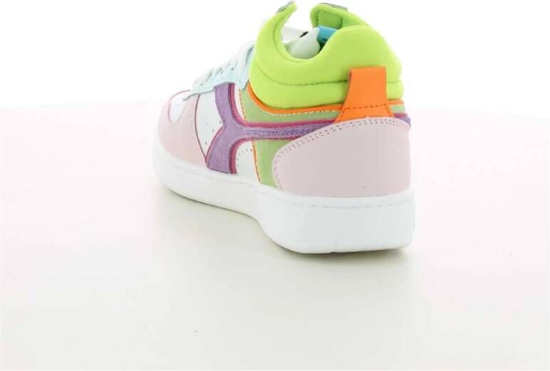 Diadora Roze Magic Bas Demi Sneakers Roze Dames