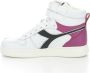 Diadora Magic Basket Gs Lage Sneakers White Dames - Thumbnail 4