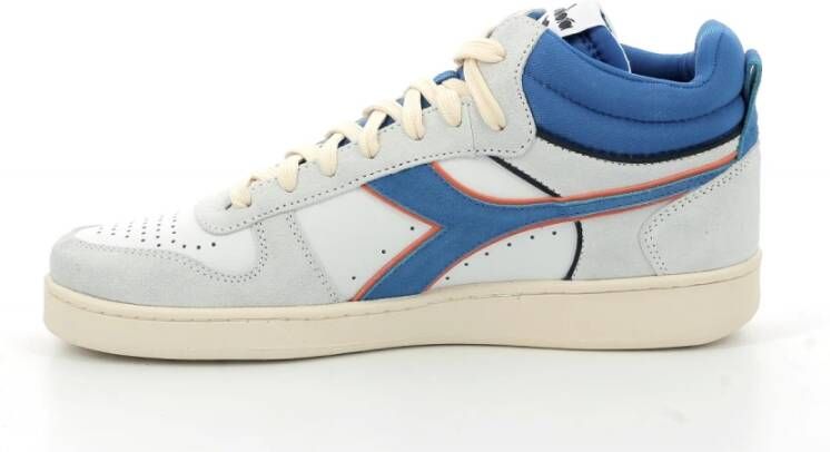 Diadora Comfortabele Hoge Sneakers Blauw Heren