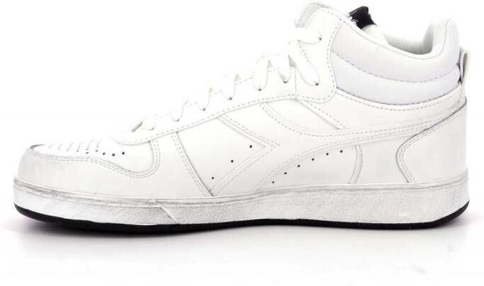 Diadora Comfortabele Hoge Sneakers Wit Heren