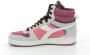 Diadora Hoge Top Magische Basketbalsneakers Multicolor Dames - Thumbnail 6