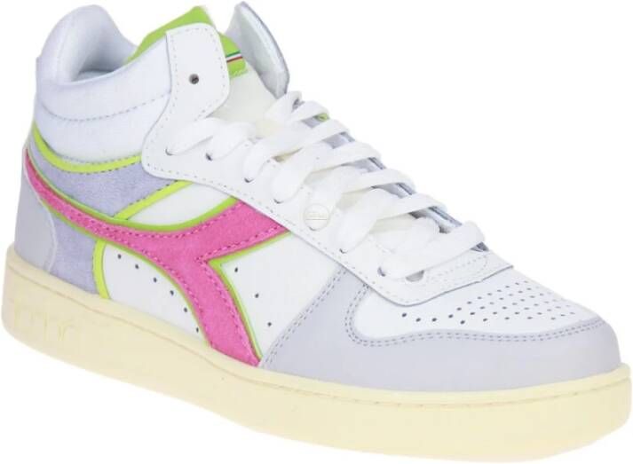 Diadora Magische Basket Sneakers Wit Dames