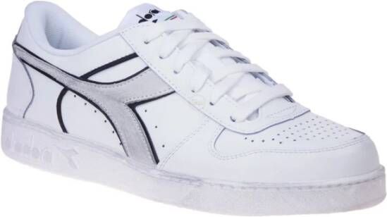 Diadora Magische manden laag icona leer Wit Heren