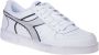 Diadora Magic Basket Low Icona Lage sneakers Leren Sneaker Wit - Thumbnail 21