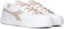 Diadora Game P Gs Girl Lage sneakers Leren Sneaker Meisjes Wit - Thumbnail 3