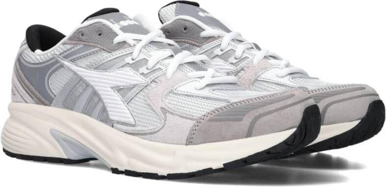 Diadora Mesh Combi Runner Sneakers Grijs Gray Heren