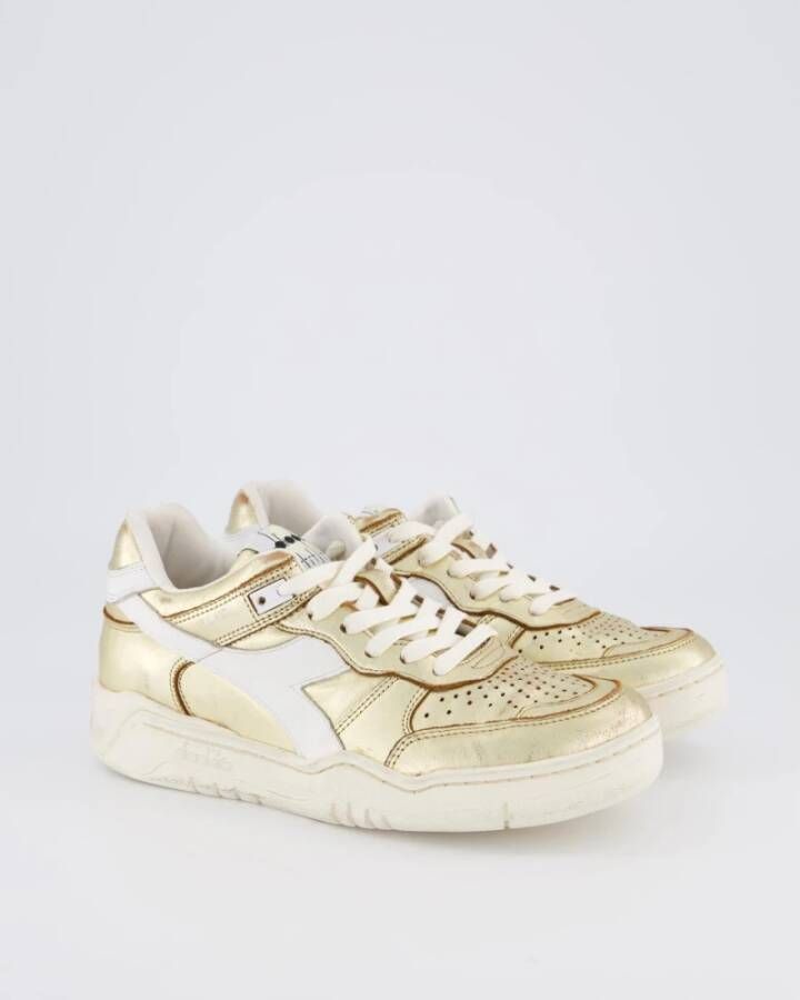 Diadora Metallic Dames Sneakers Yellow Dames