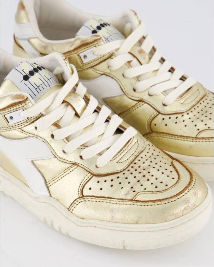 Diadora Metallic Dames Sneakers Yellow Dames